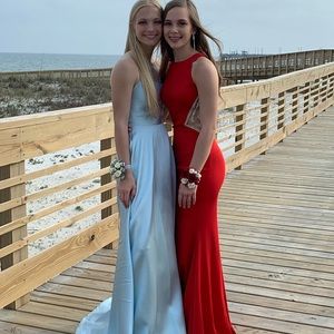 Red prom dress! Fits like a S/M